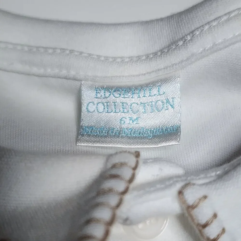 Edgehill Collection Tan Boy's Overall Set Size 6 months